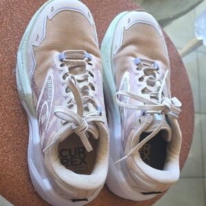 Brooks Women's Tan and Light Green Athletic Shoes